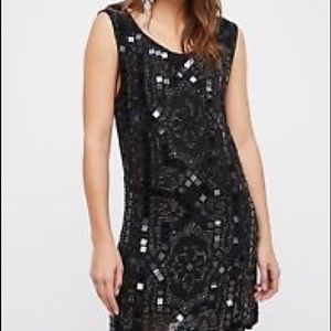 Free People Speakeasy Mini Flapper Dress